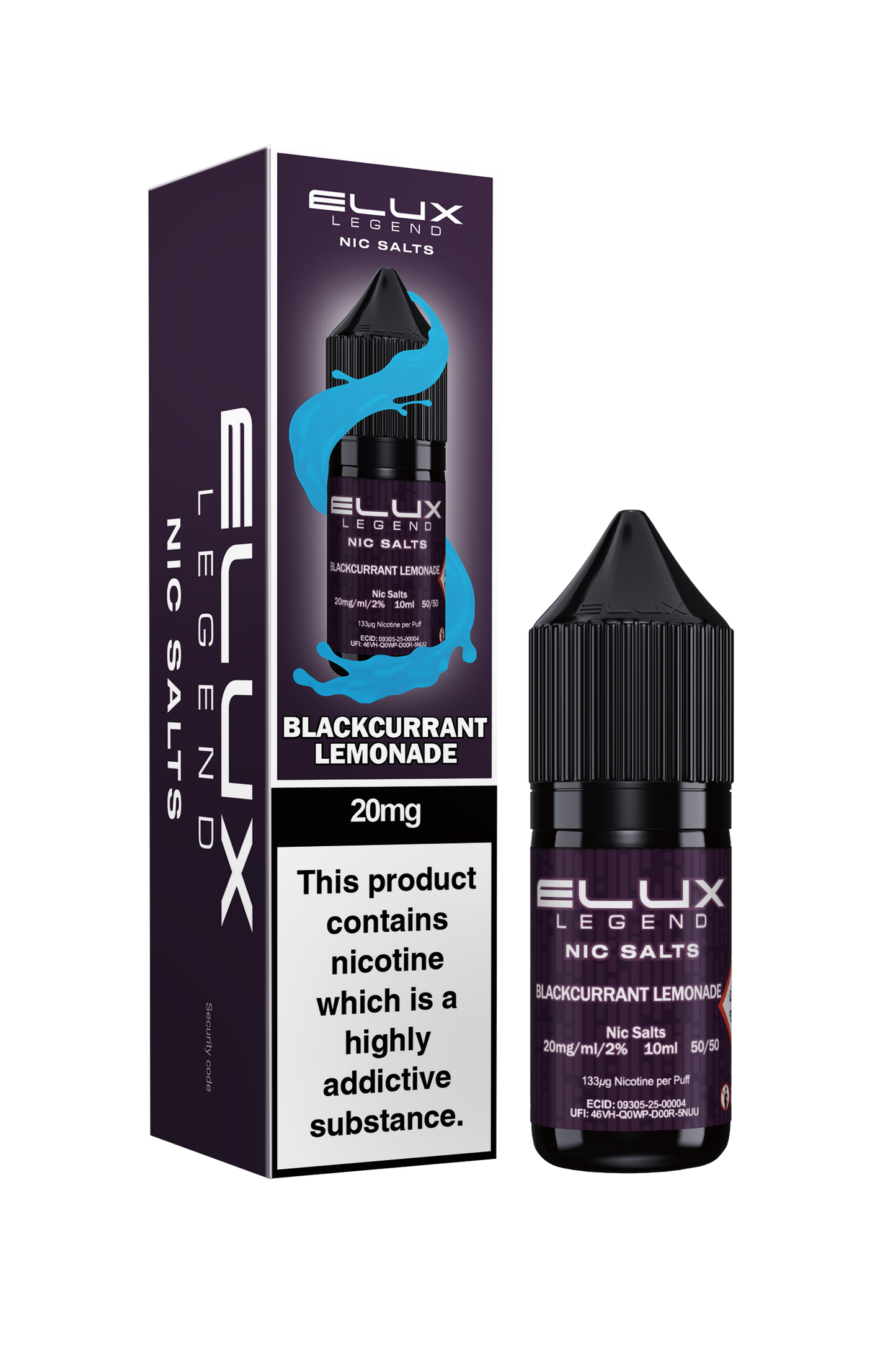 Elux Legend Nic Salt - Blackcurrant Lemonade