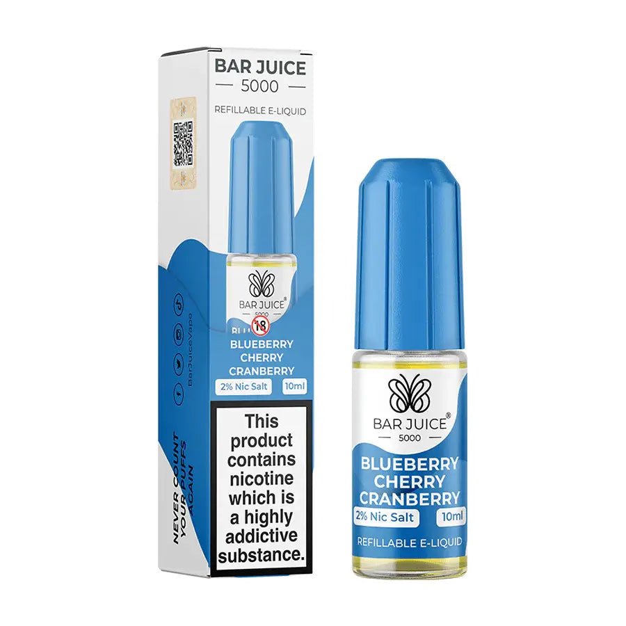 Bar Juice 5000 Nic Salt - Blueberry Cherry Cranberry - Online Vapes
