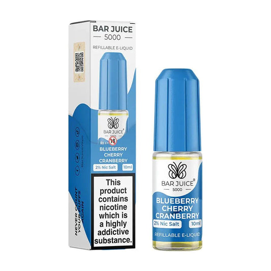 Bar Juice 5000 Nic Salt - Blueberry Cherry Cranberry - Online Vapes