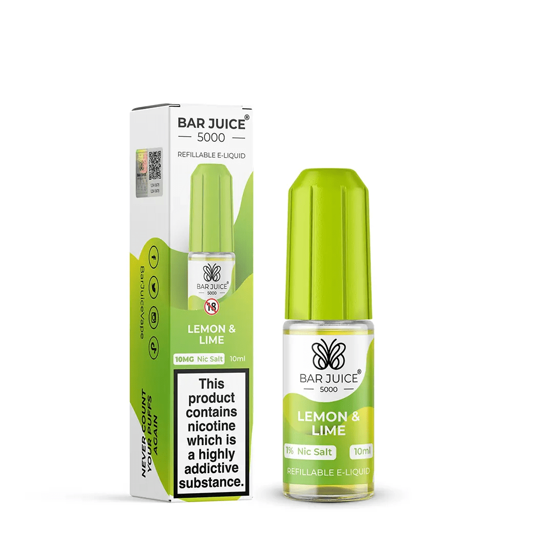Bar Juice 5000 Nic Salt - Lemon & Lime - Online Vapes
