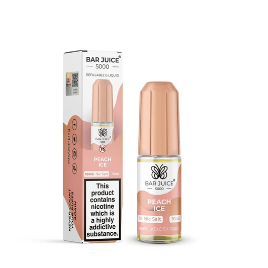 Bar Juice 5000 Nic Salt - Peach Ice - Online Vapes
