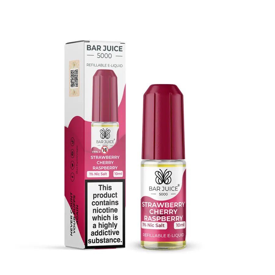 Bar Juice 5000 Nic Salt - Strawberry Cherry Raspberry - Online Vapes