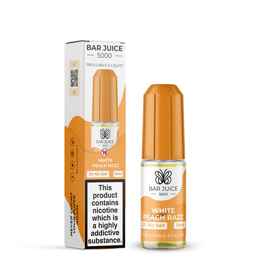 Bar Juice 5000 Nic Salt - White Peach Razz - Online Vapes