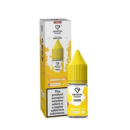 Crystal Clear Nic Salt - Banana Ice - Online Vapes