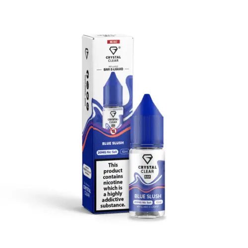 Crystal Clear Nic Salt - Blue Slush - Online Vapes