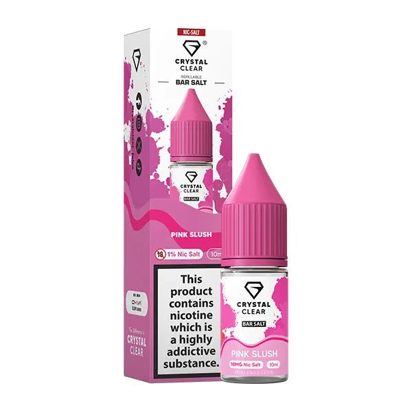 Crystal Clear Nic Salt - Pink Slush - Online Vapes