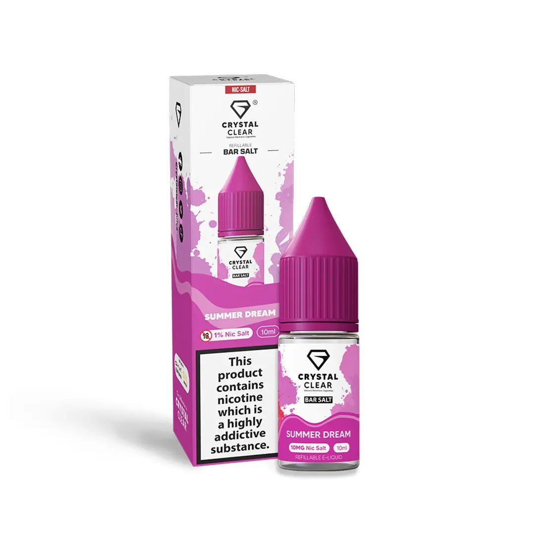 Crystal Clear Nic Salt - Summer Dream - Online Vapes