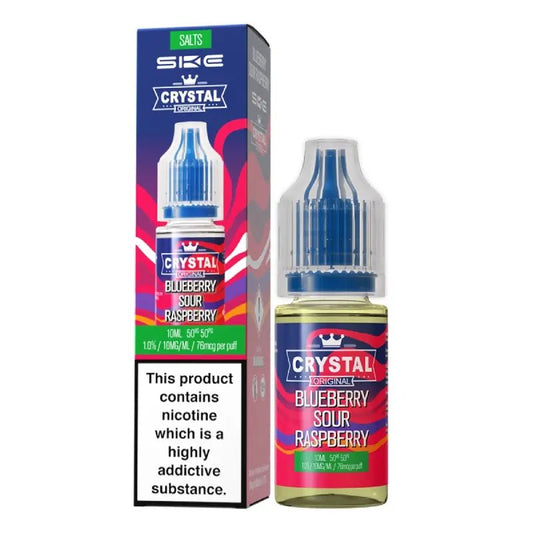 Crystal SKE Nic Salt - Blue Sour Raspberry - Online Vapes