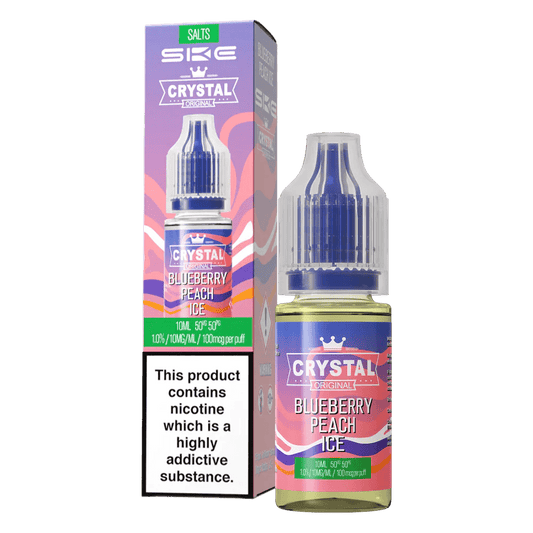 Crystal SKE Nic Salt - Blueberry Peach Ice - Online Vapes