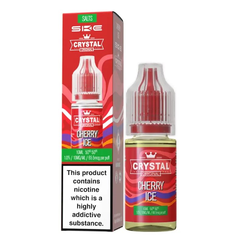 Crystal SKE Nic Salt - Cherry Ice - Online Vapes