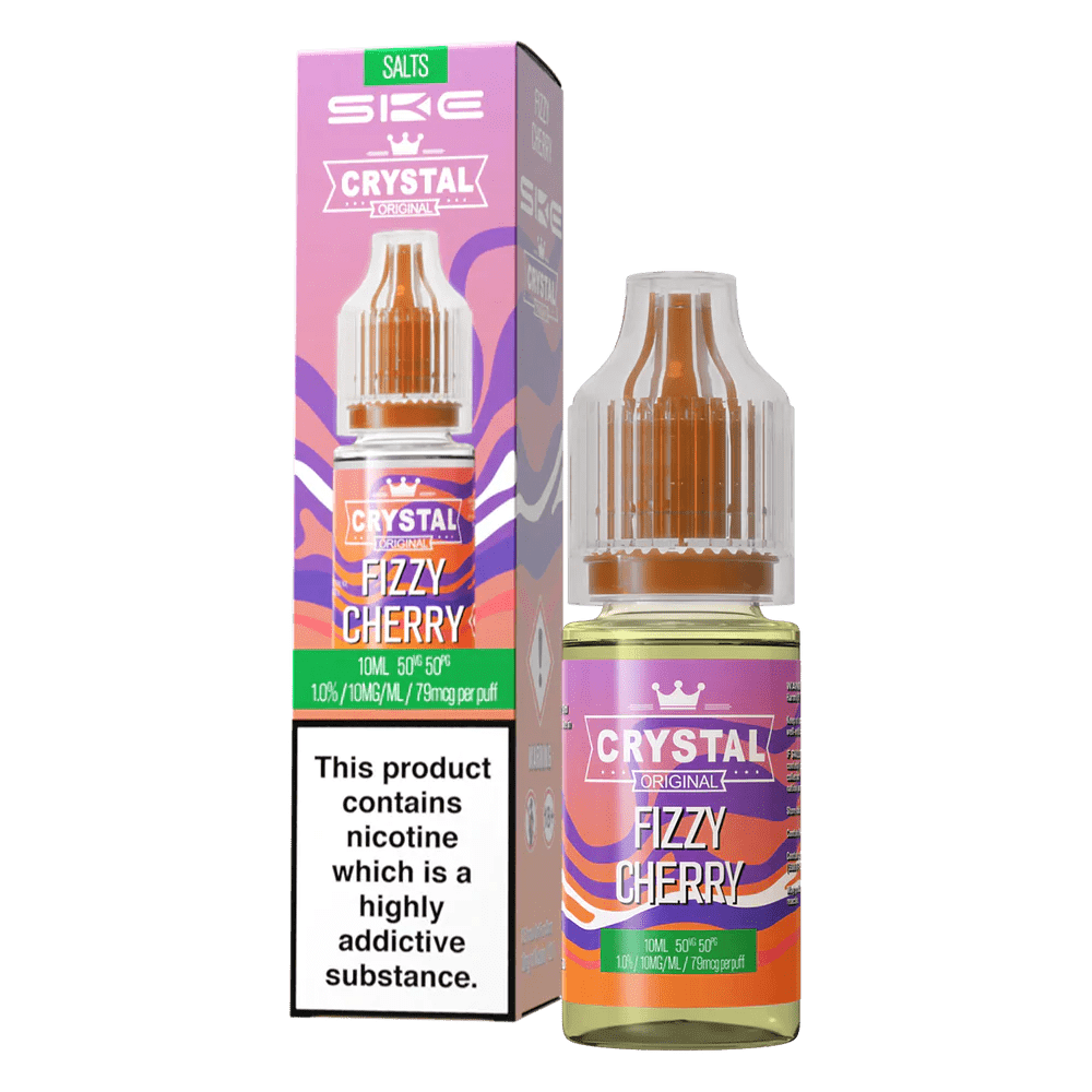 Crystal SKE Nic Salt - Fizzy Cherry - Online Vapes