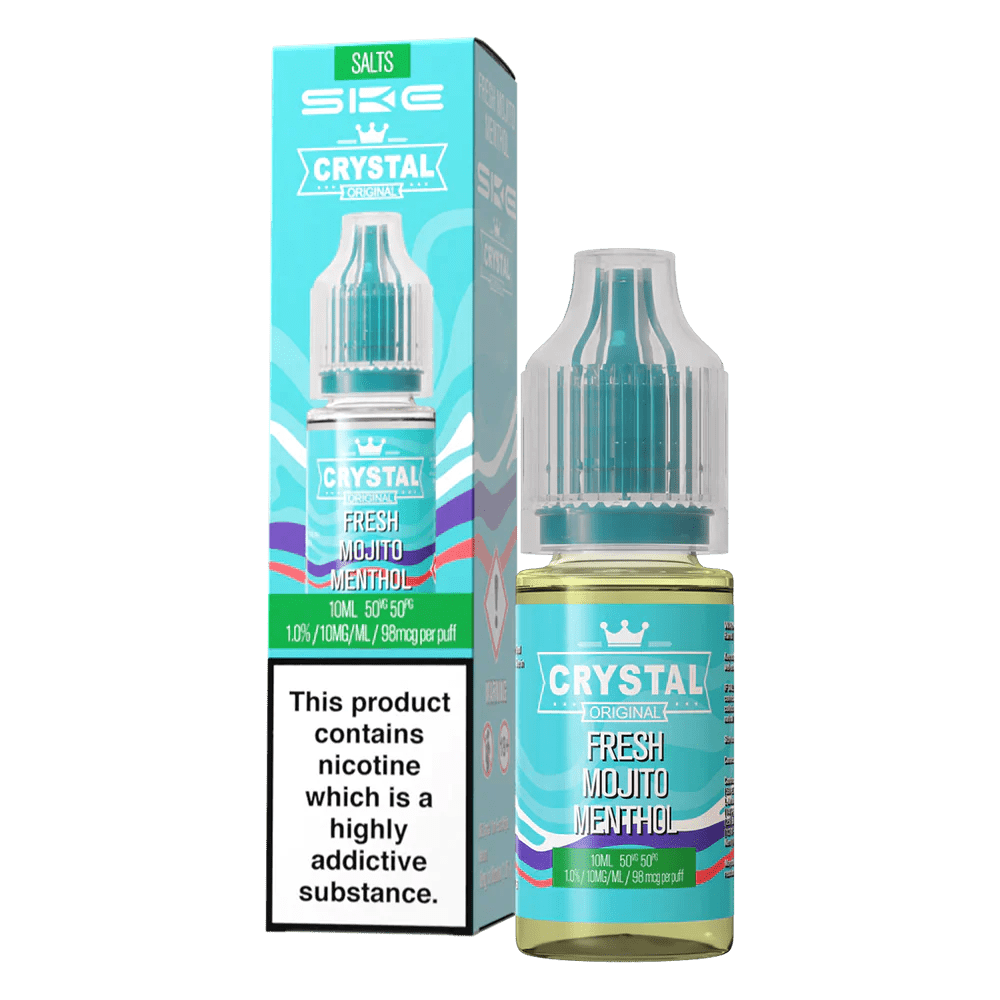 Crystal SKE Nic Salt - Fresh Mojito Menthol - Online Vapes