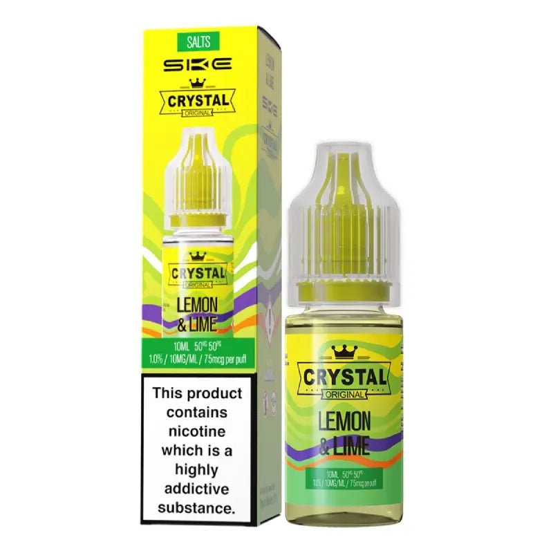 Crystal SKE Nic Salt - Lemon & Lime - Online Vapes