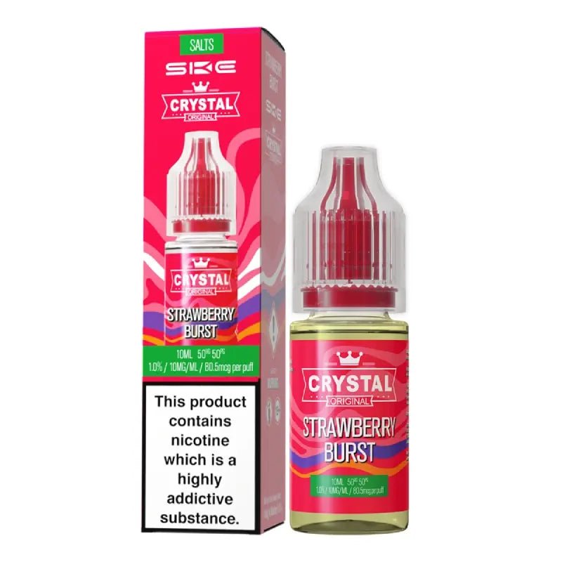 Crystal SKE Nic Salt - Strawberry Burst - Online Vapes