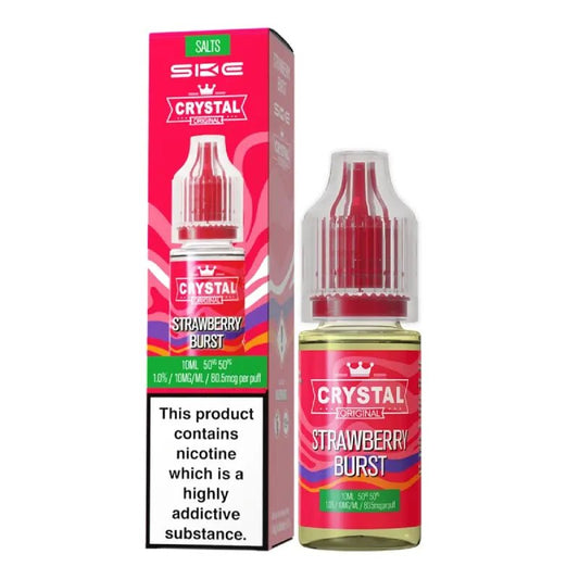 Crystal SKE Nic Salt - Strawberry Burst - Online Vapes