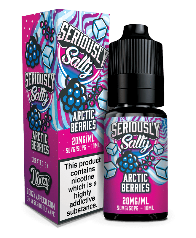 Doozy Seriously Salty Nic Salts - Arctic Berries - Online Vapes