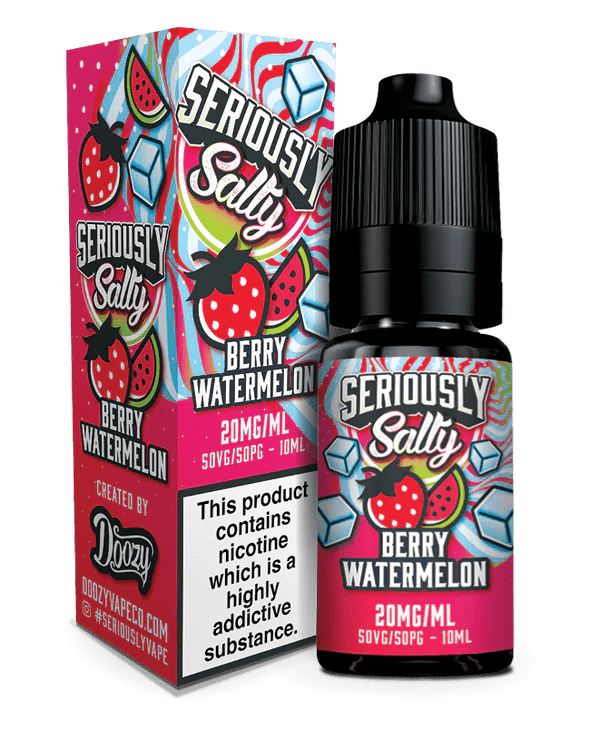 Doozy Seriously Salty Nic Salts - Berry Watermelon - Online Vapes