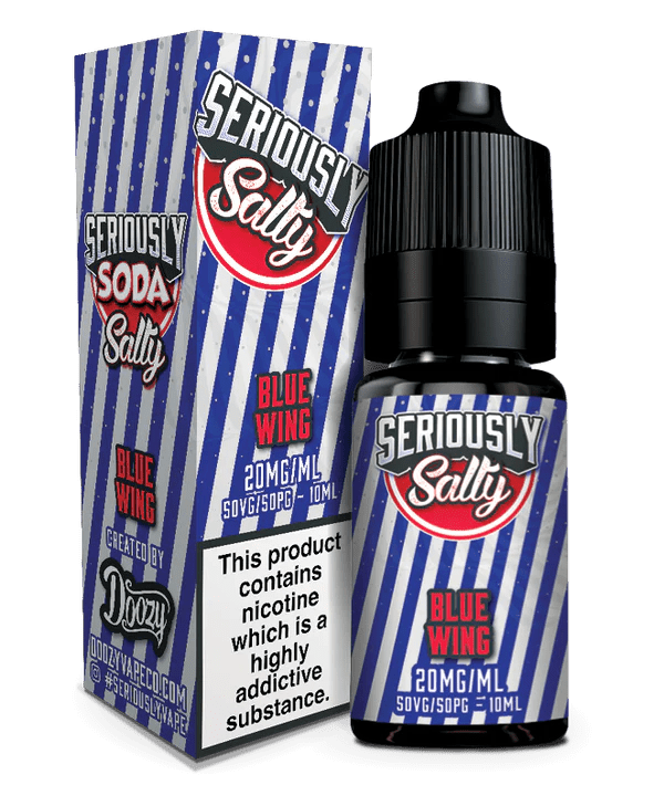 Doozy Seriously Soda Nic Salts - Blue Wing - Online Vapes