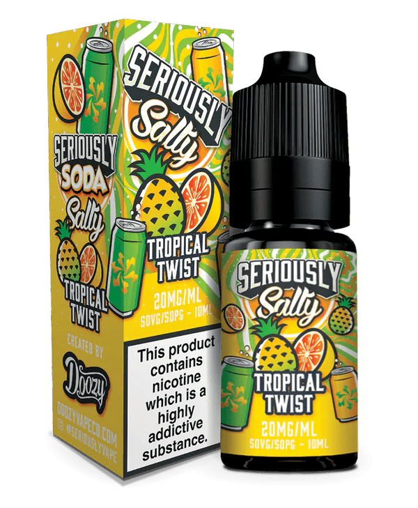 Doozy Seriously Soda Nic Salts - Tropical Twist - Online Vapes