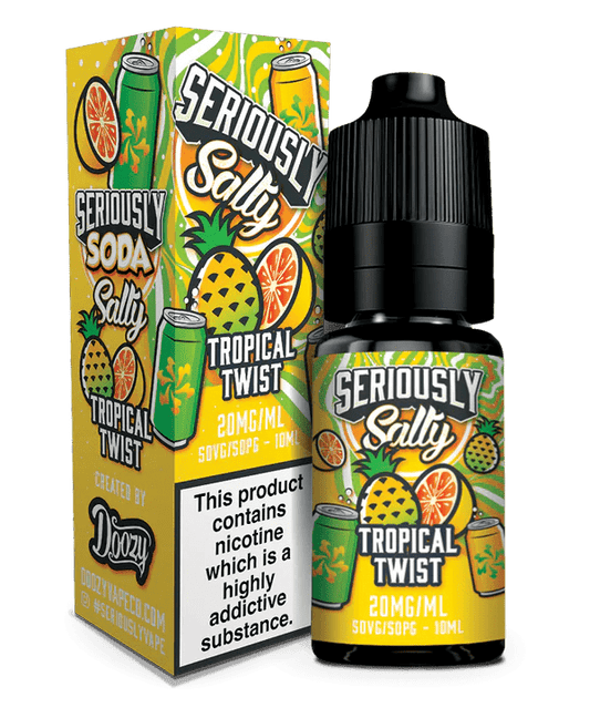 Doozy Seriously Soda Nic Salts - Tropical Twist - Online Vapes