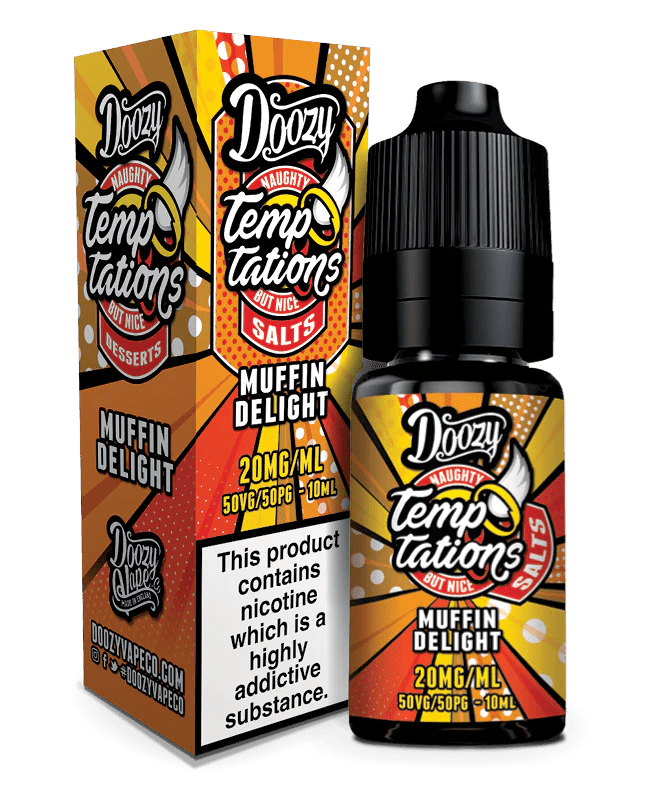 Doozy Temptations Nic Salts - Muffin Delight - Online Vapes