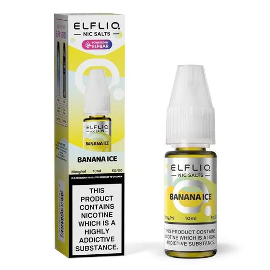 ElfLiq Nic Salt - Banana Ice - Online Vapes