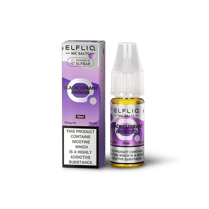 ElfLiq Nic Salt - Blackcurrant Aniseed - Online Vapes