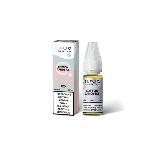 ElfLiq Nic Salt - Cotton Candy Ice - Online Vapes