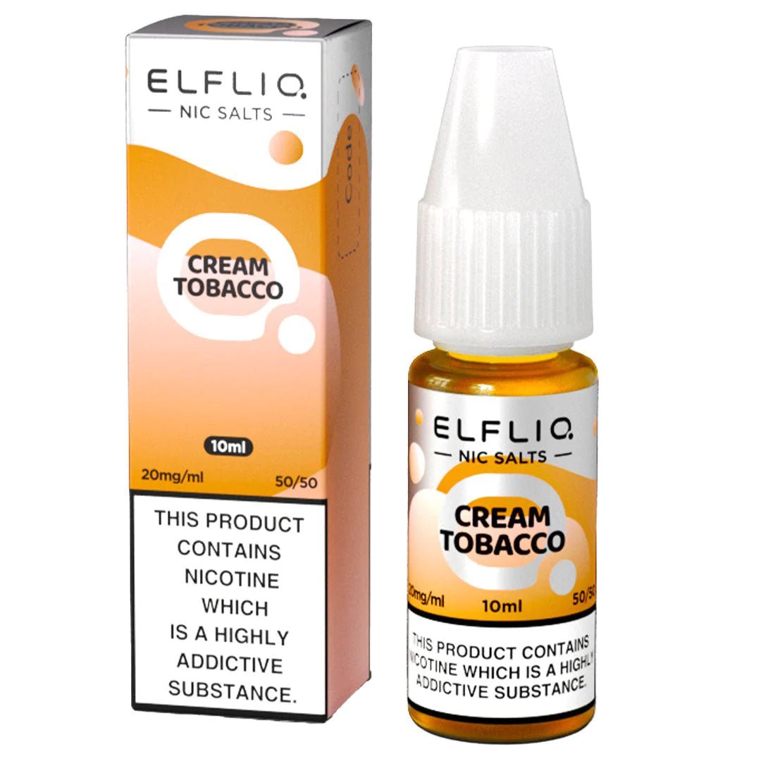ElfLiq Nic Salt - Cream Tobacco - Online Vapes