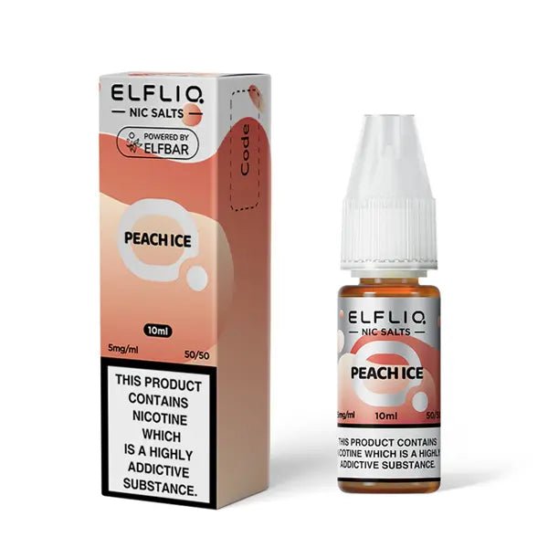 ElfLiq Nic Salt - Peach Ice - Online Vapes