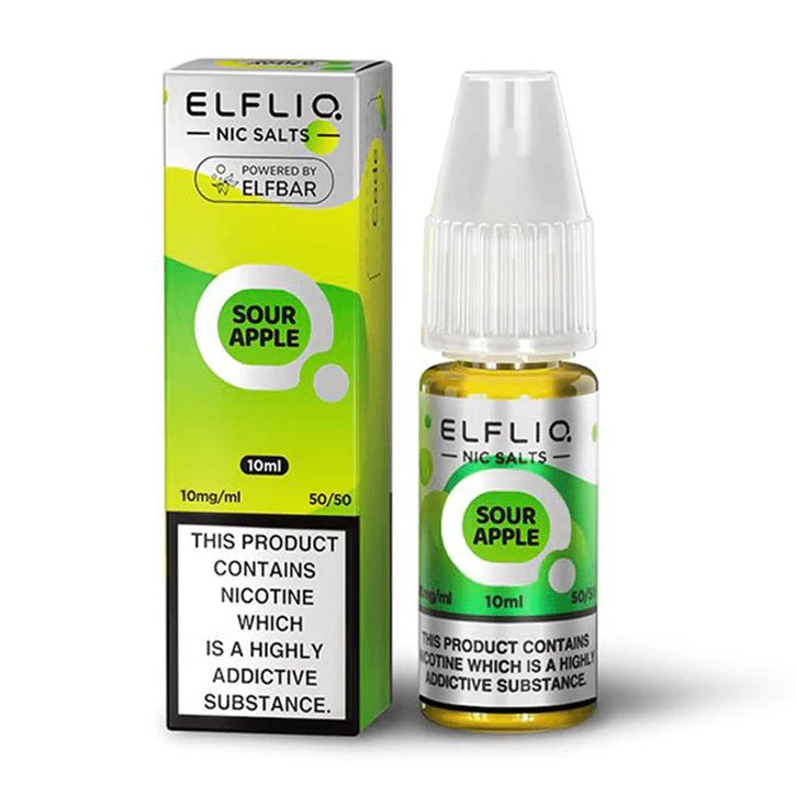 ElfLiq Nic Salt - Sour Apple - Online Vapes