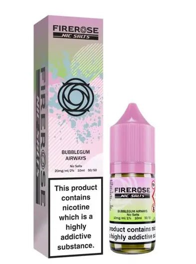 Elux Firerose 5000 Nic Salt - Bubblegum Airways - Online Vapes