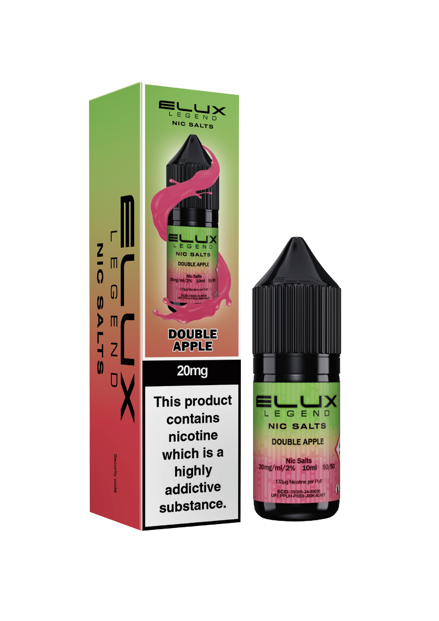 Elux Legend Nic Salt - Double Apple - Online Vapes