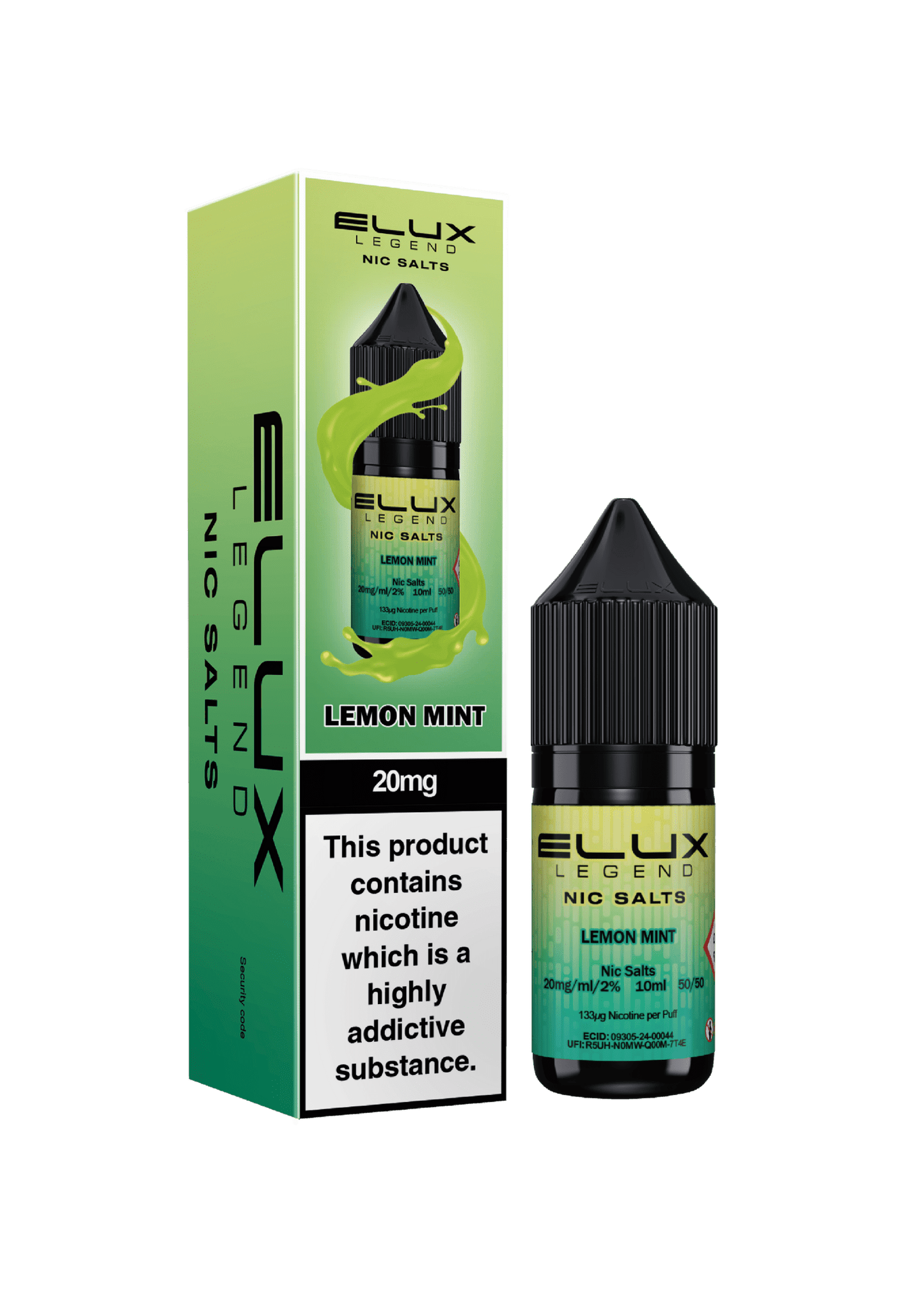 Elux Legend Nic Salt - Lemon Mint - Online Vapes