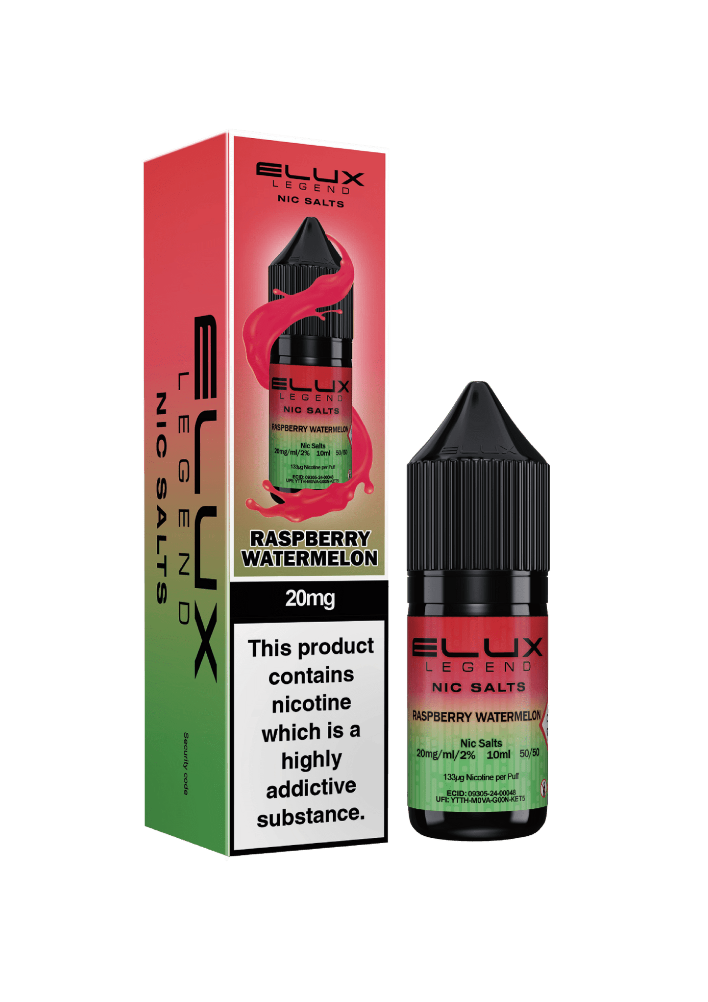 Elux Legend Nic Salt - Raspberry Watermelon - Online Vapes