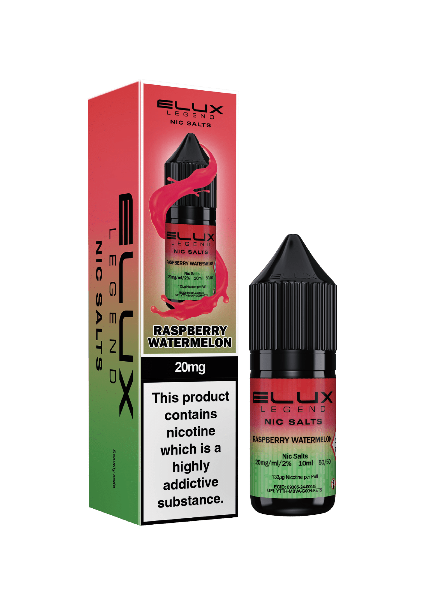 Elux Legend Nic Salt - Raspberry Watermelon - Online Vapes