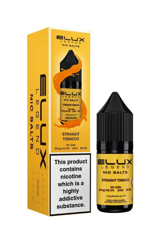Elux Legend Nic Salt - Straight Tobacco - Online Vapes