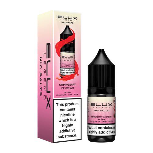 Elux Legend Nic Salt - Strawberry Ice Cream - Online Vapes