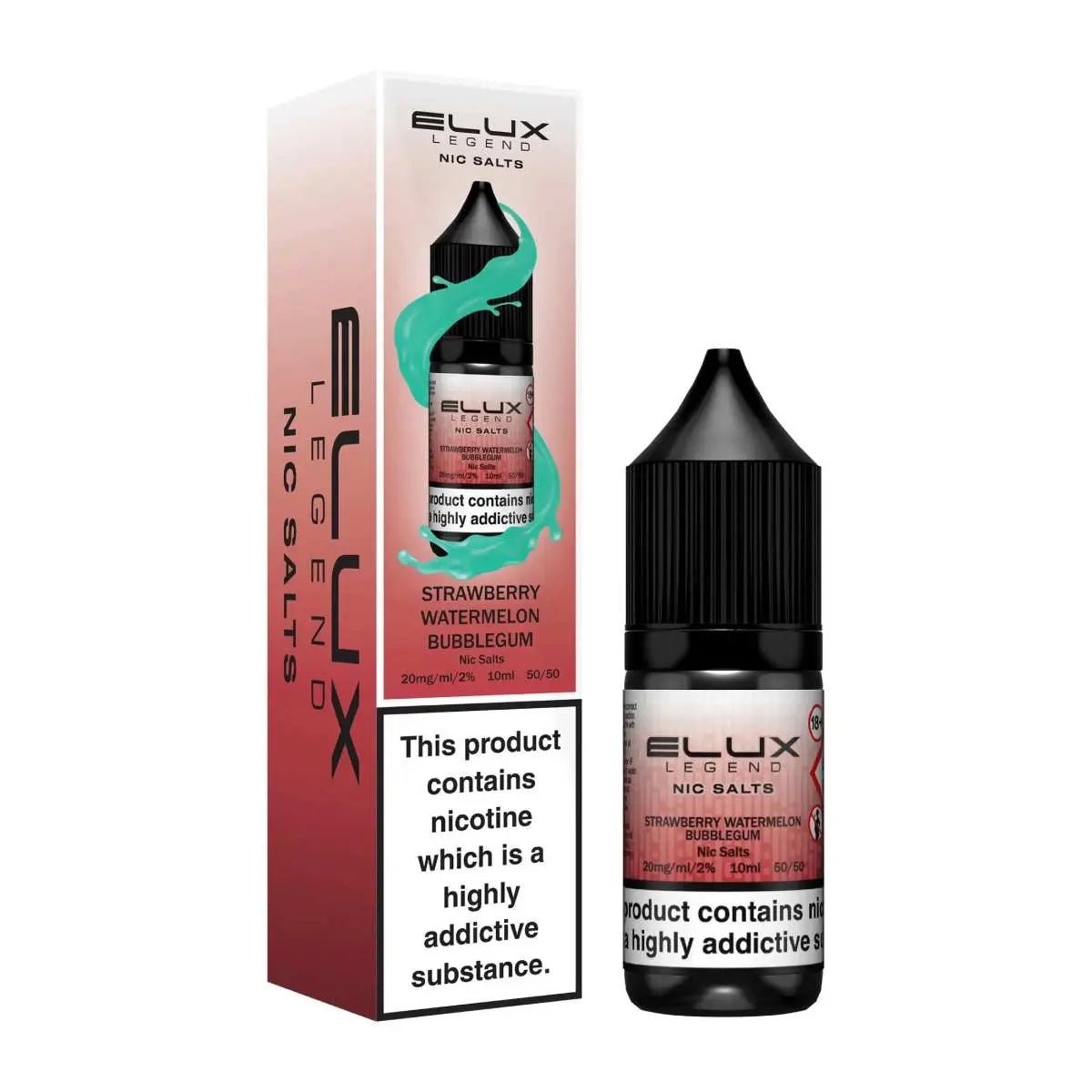 Elux Legend Nic Salt - Strawberry Watermelon Bubblegum - Online Vapes