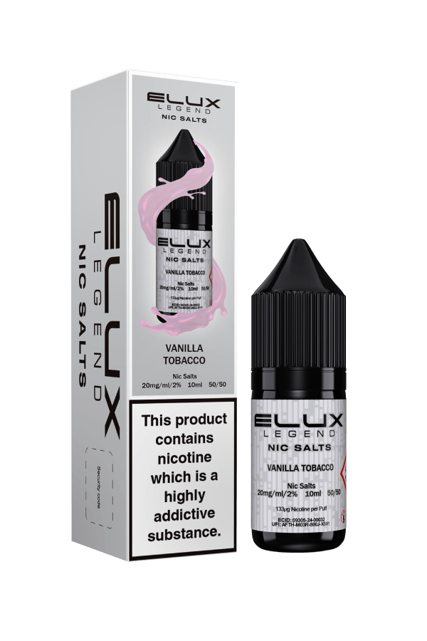 Elux Legend Nic Salt - Vanilla Tobacco - Online Vapes