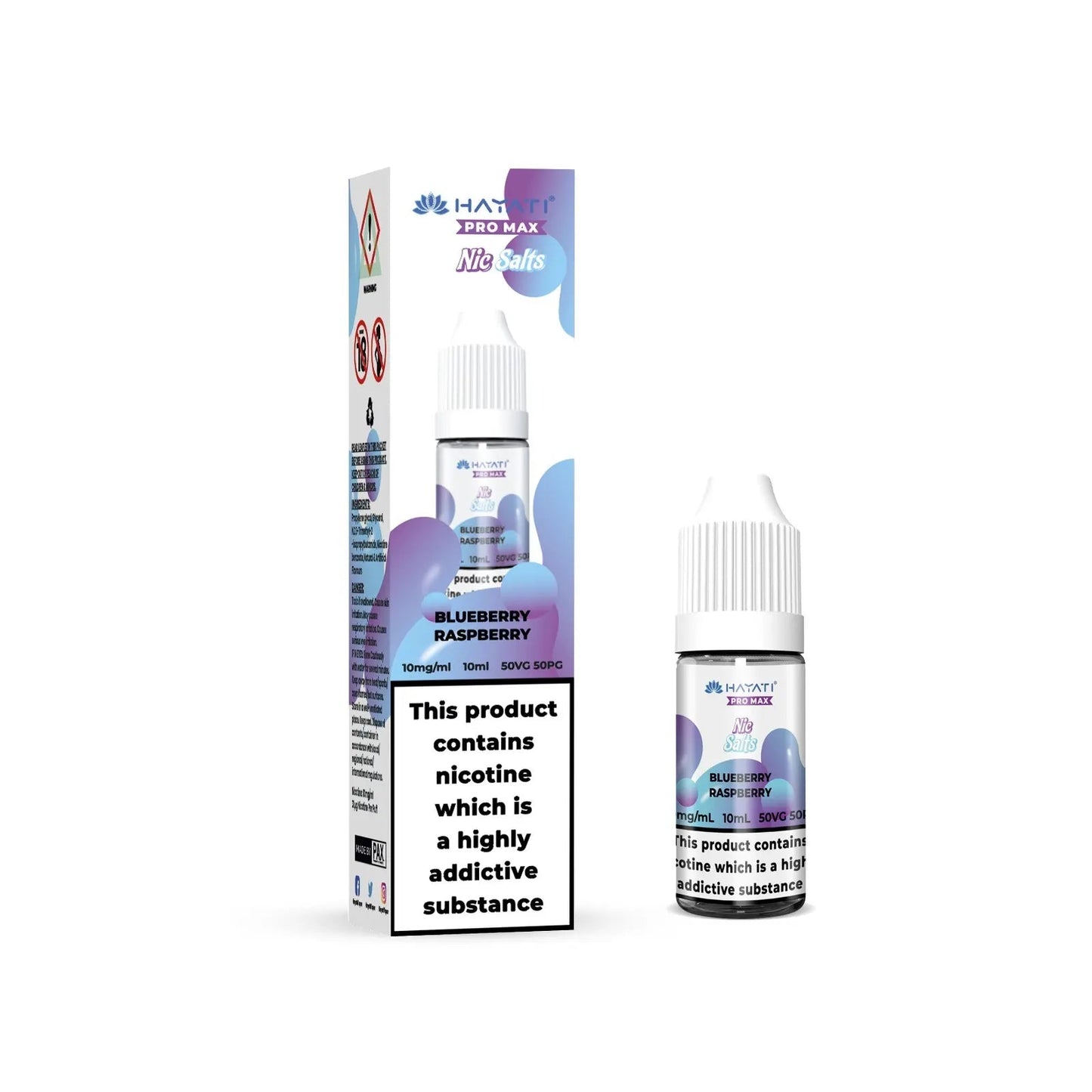 Hayati Pro Max Nic Salt - Blueberry Raspberry - Online Vapes
