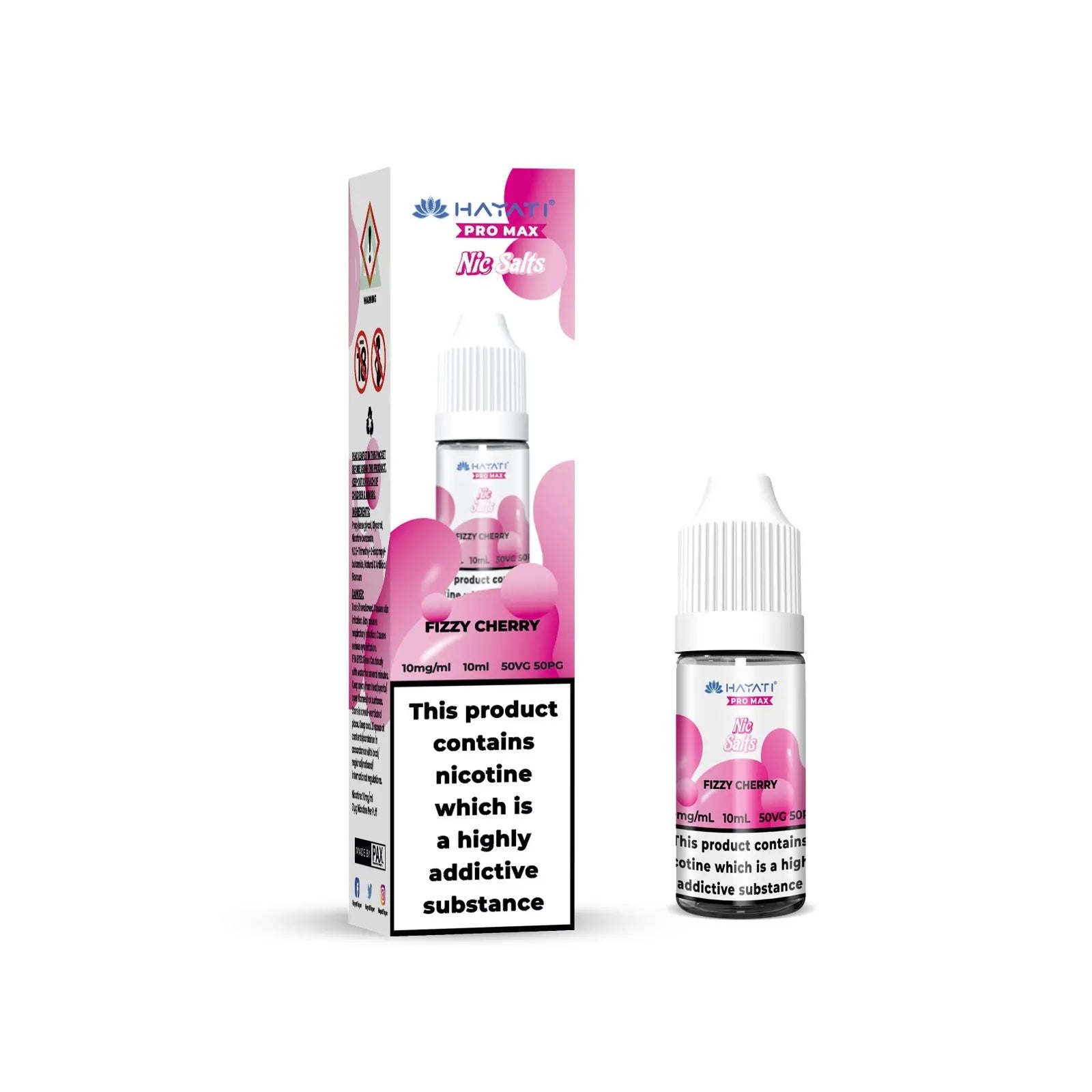 Hayati Pro Max Nic Salt - Fizzy Cherry - Online Vapes