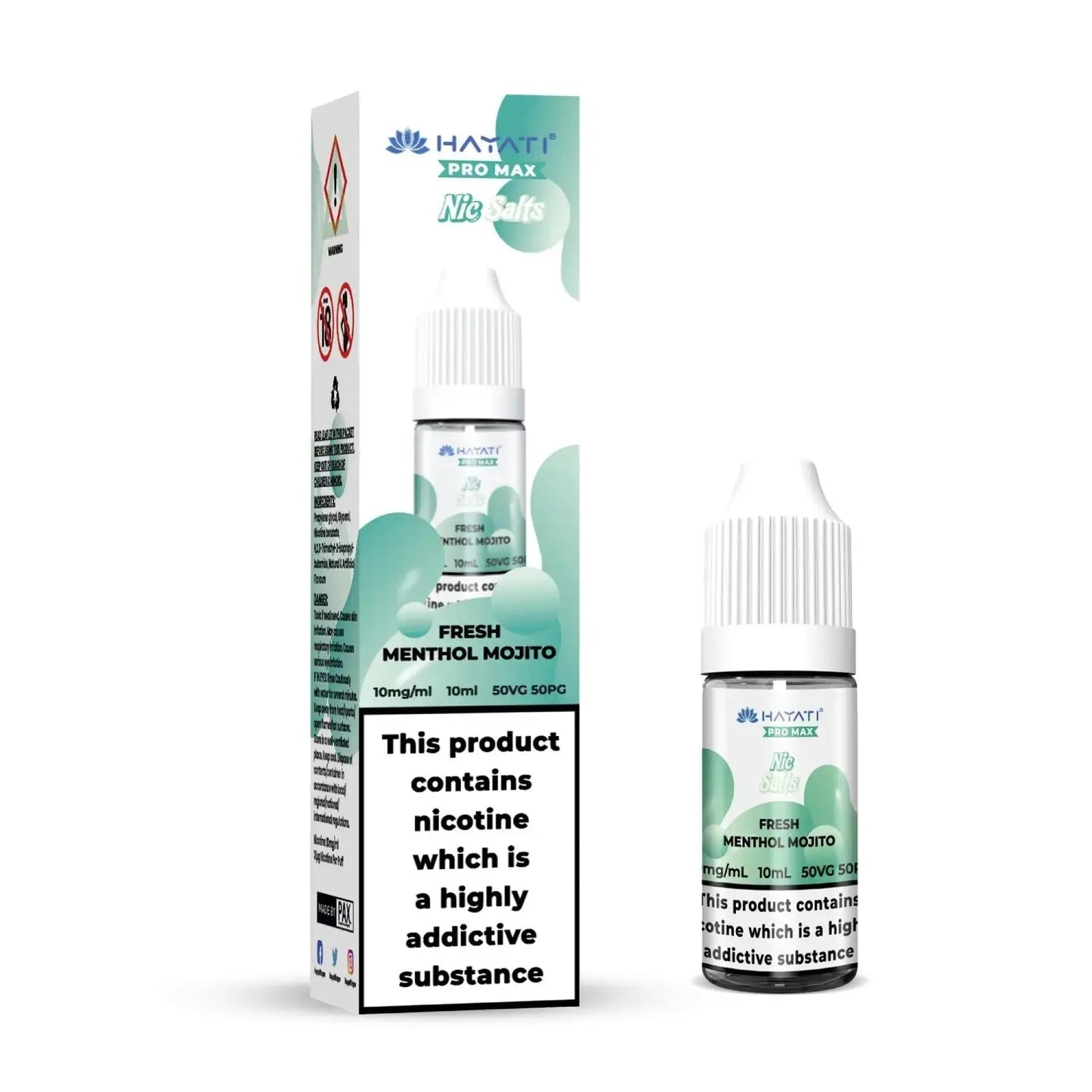 Hayati Pro Max Nic Salt - Fresh Menthol Mojito - Online Vapes