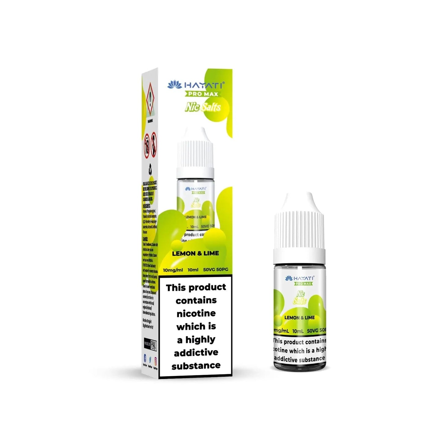 Hayati Pro Max Nic Salt - Lemon Lime - Online Vapes