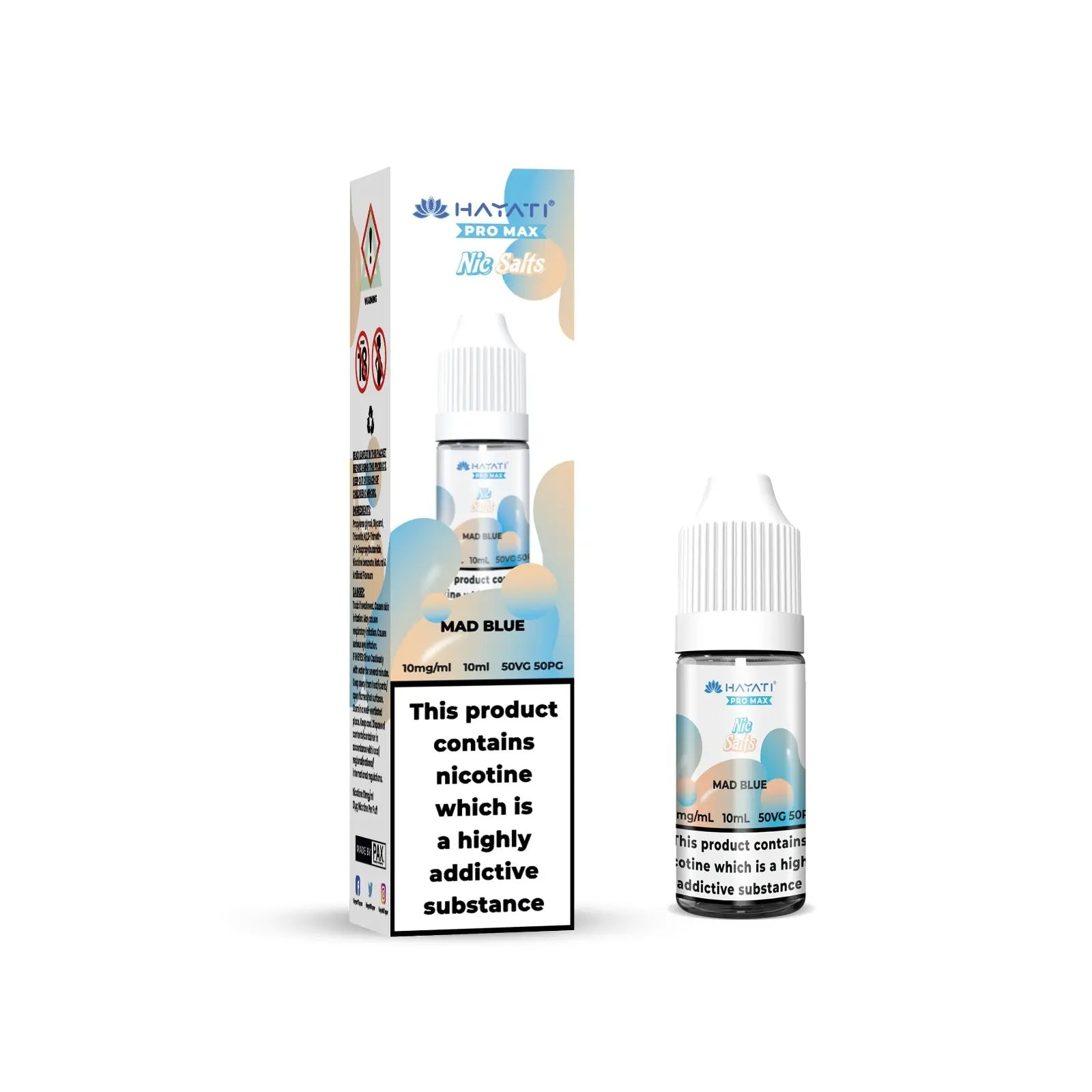 Hayati Pro Max Nic Salt - Mad Blue - Online Vapes