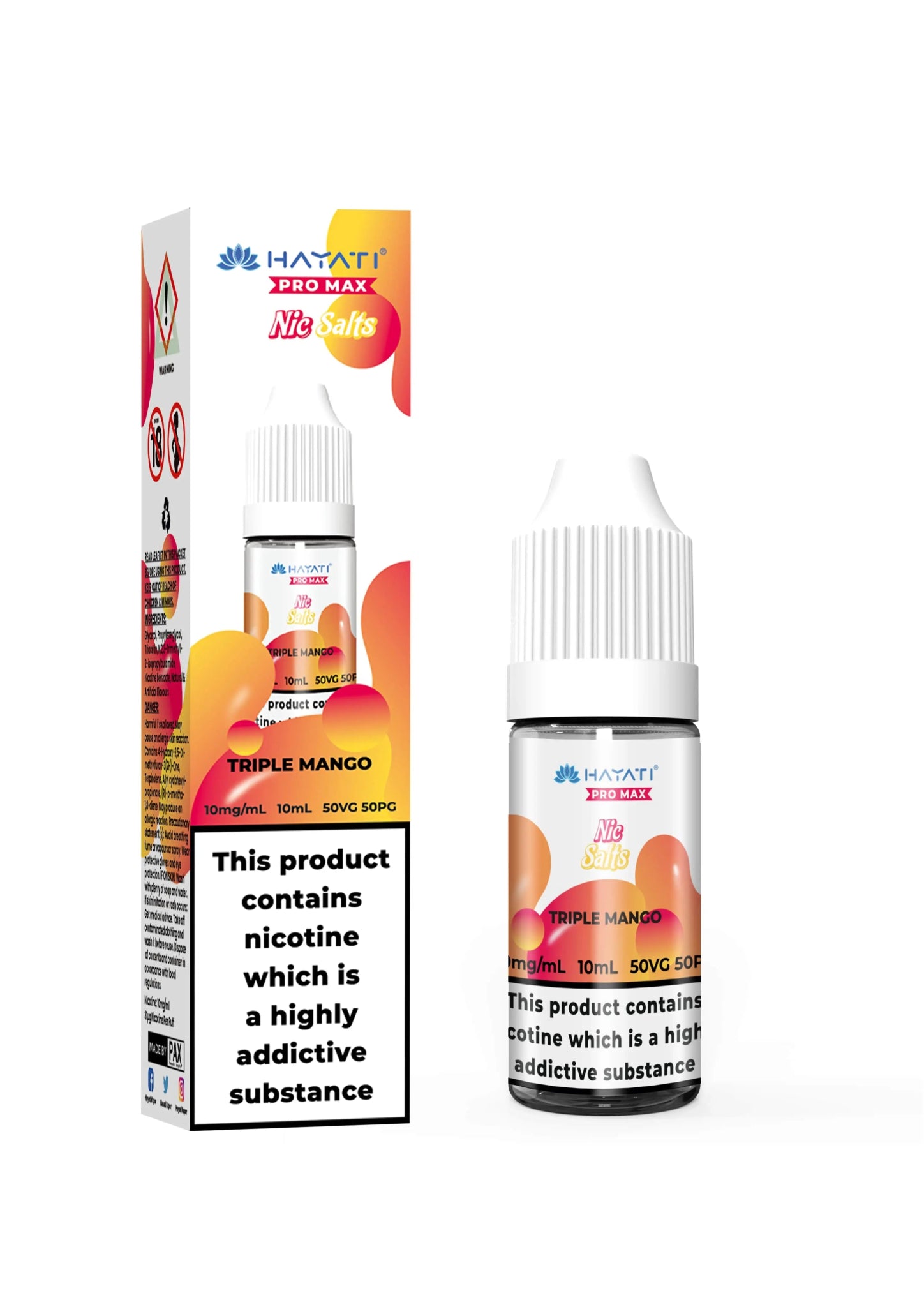 Hayati Pro Max Nic Salt - Triple Mango - Online Vapes