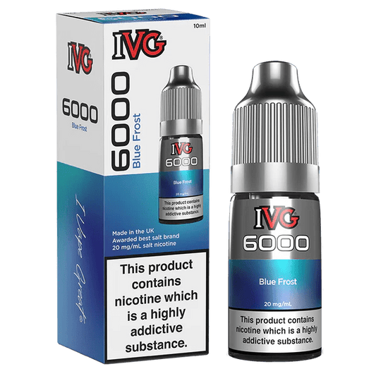 IVG 6000 Nic Salts - Blue Frost - Online Vapes