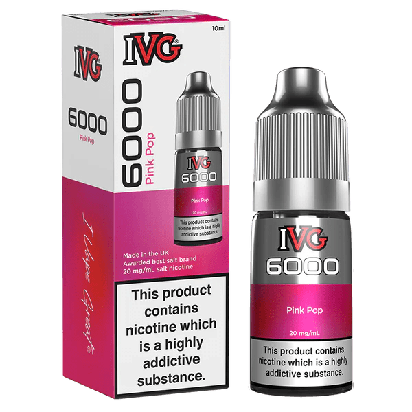IVG 6000 Nic Salts - Pink Pop - Online Vapes