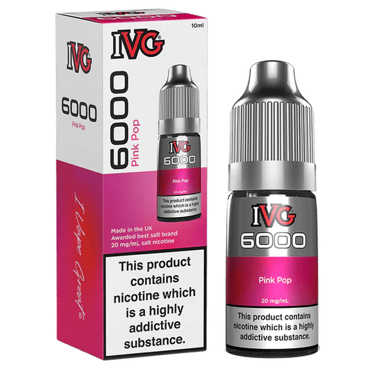 IVG 6000 Nic Salts - Pink Pop - Online Vapes