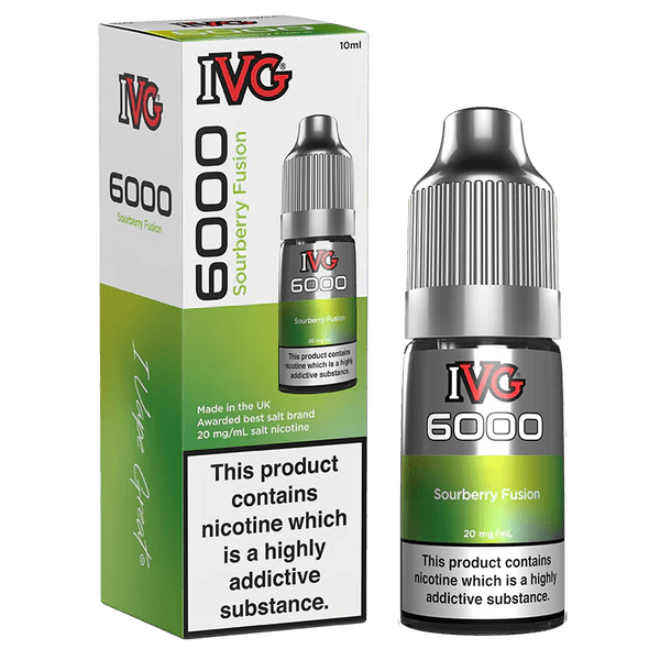 IVG 6000 Nic Salts - Sourberry Fusion - Online Vapes